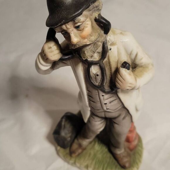 Rare Vintage Designed Himark Giftware Porcelain Old Time Doctor 7 1/4" Figurine - Picture 7 of 14